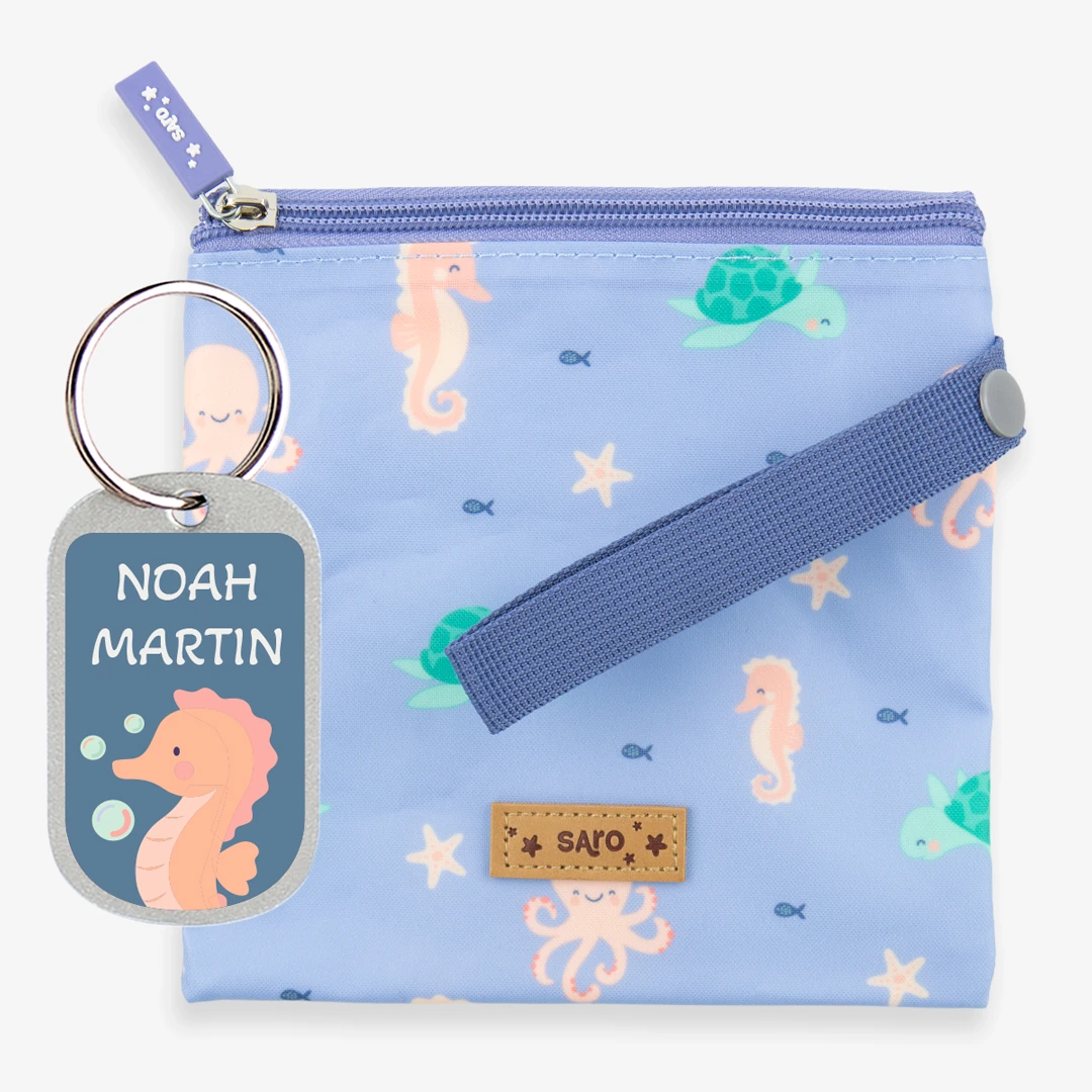 Saro Blue Ocean Life Snack Bag