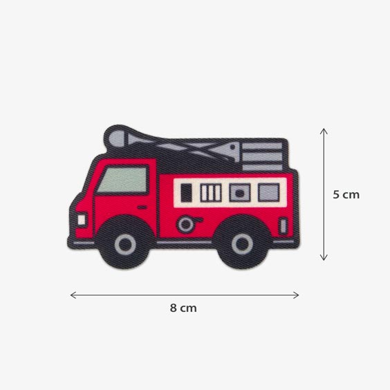 Patch thermocollant camion de pompiers