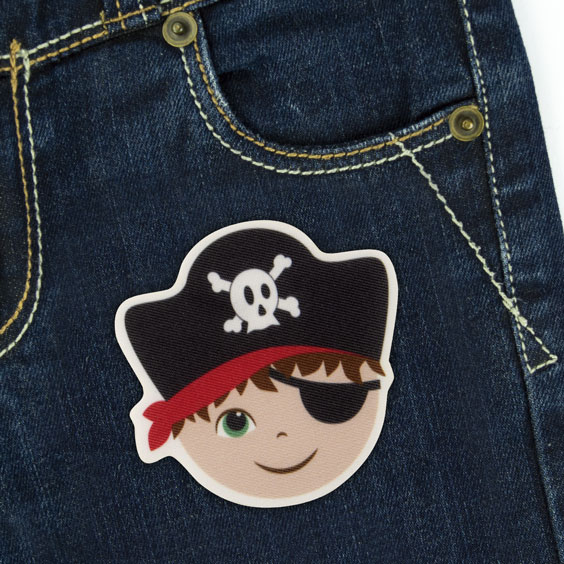 Boy Pirate Iron-On Patch