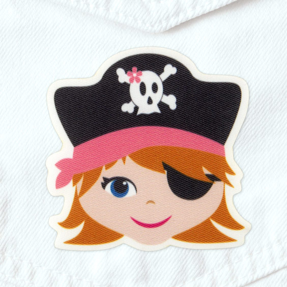 Patch thermocollant fille pirate