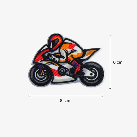 Parche infantil de moto GP para ropa