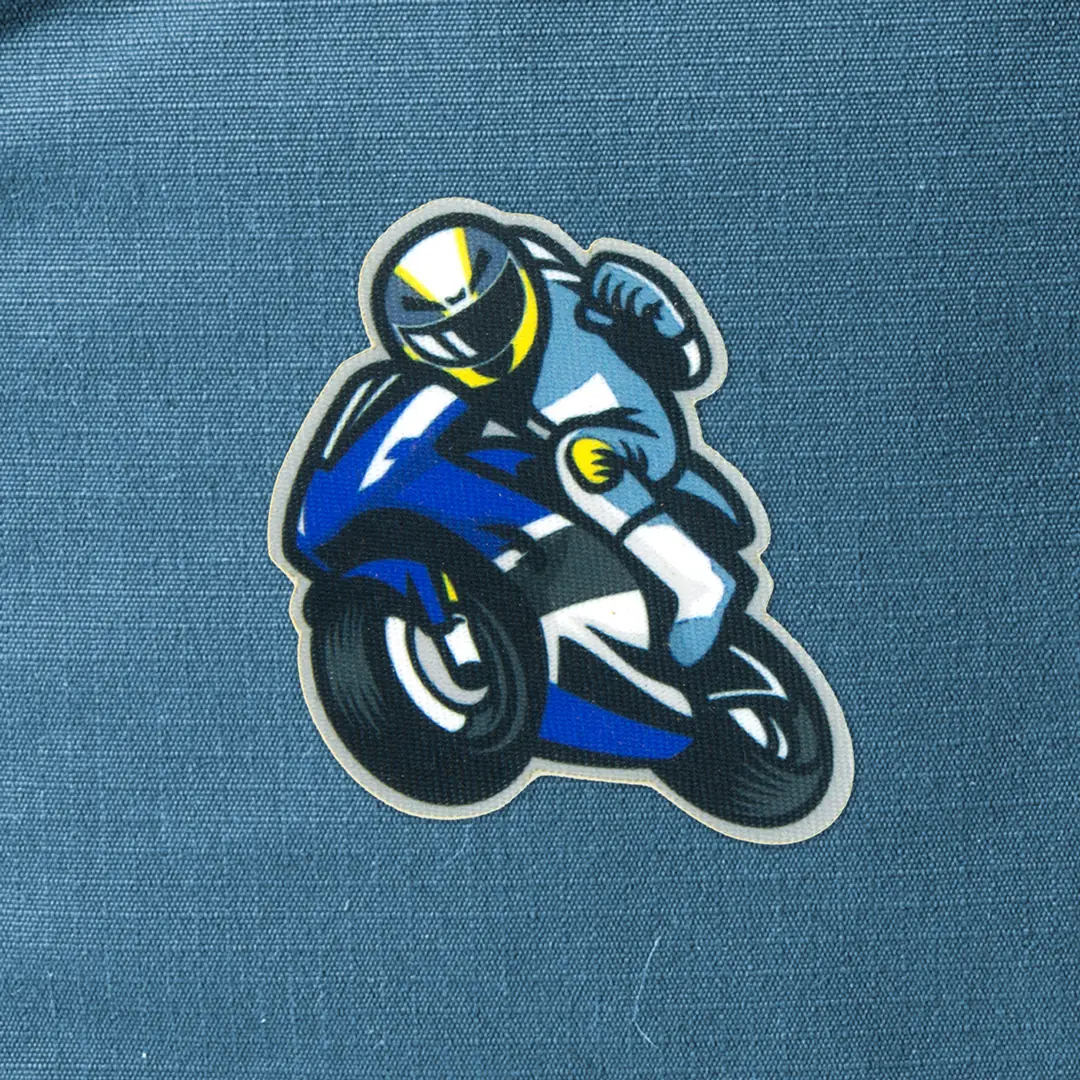 Iron-on patch Moto LECCO