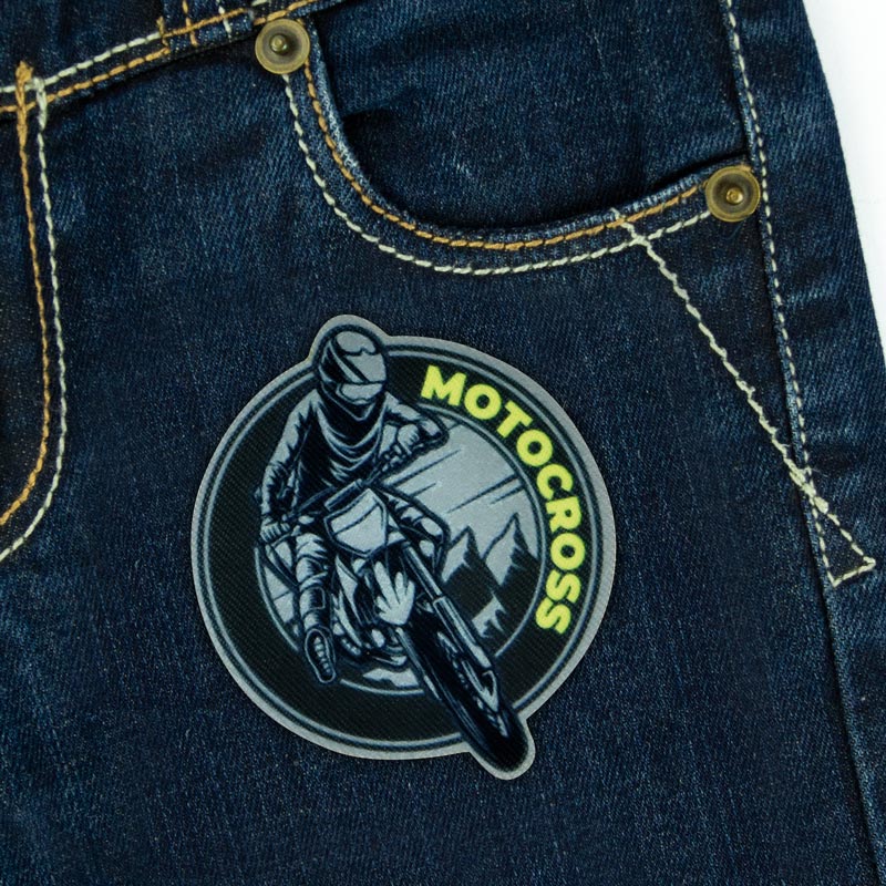 Motocross Iron-On Patch
