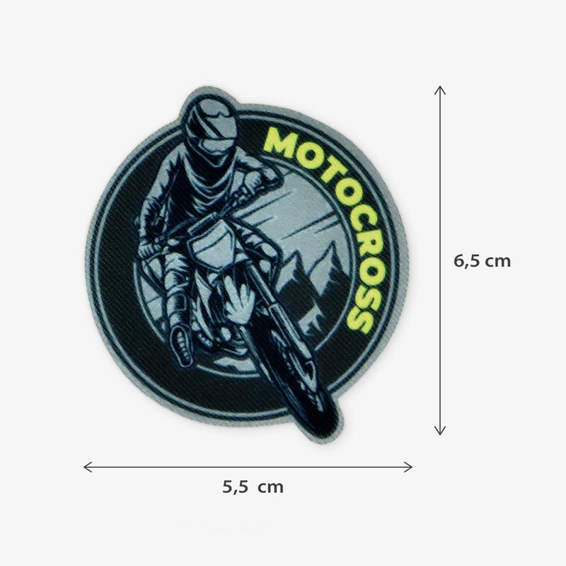 Motocross Iron-On Patch