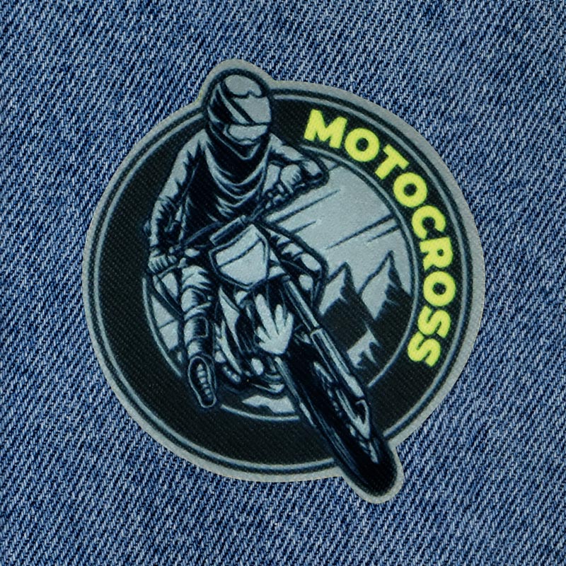 Motocross Iron-On Patch