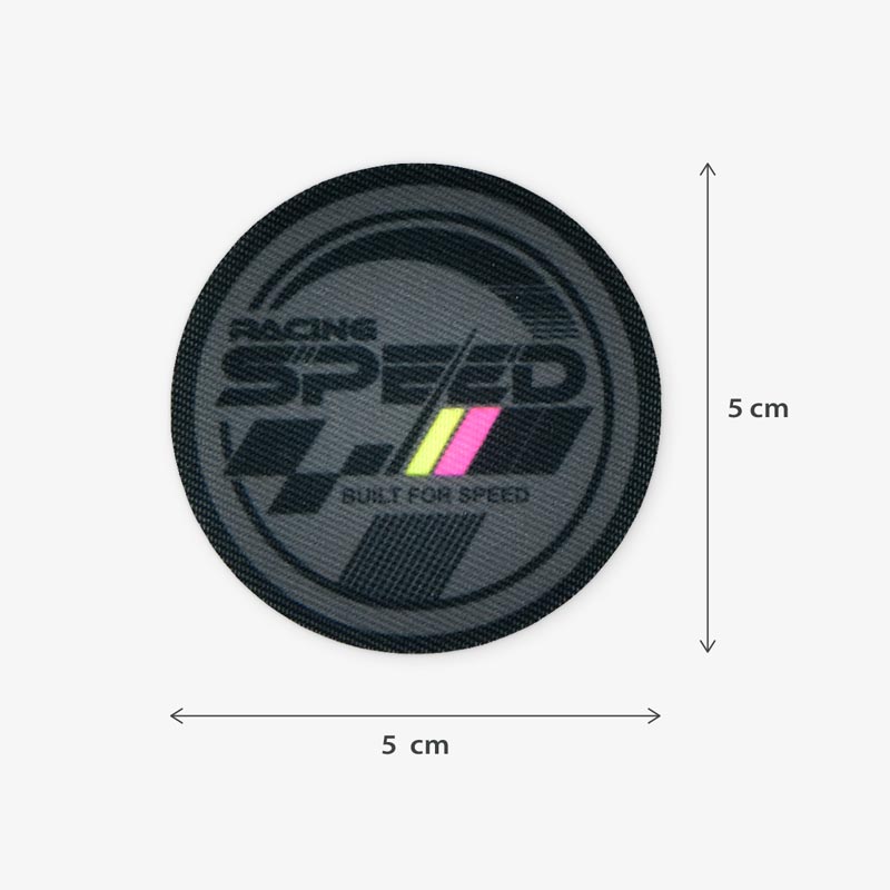 Speed Racing Iron-On Patch
