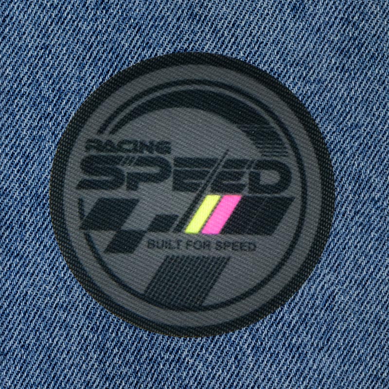 Speed Racing Iron-On Patch