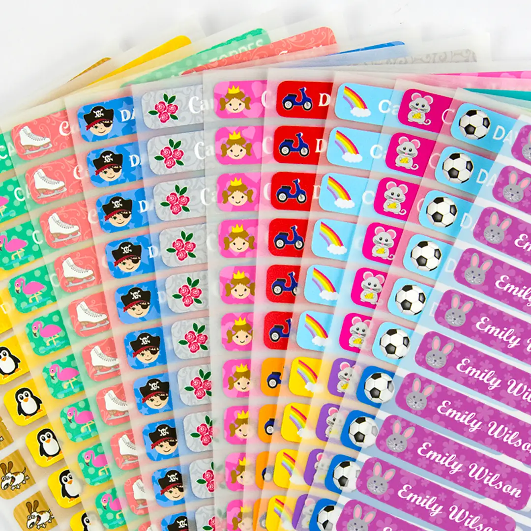 Small Iron-On Name Labels