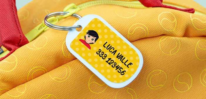 Targhette Identificative medie per Bagagli