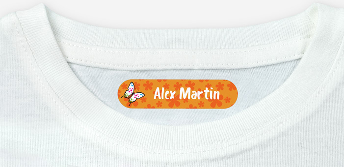 Tematické malé nažehlovací jmenovky