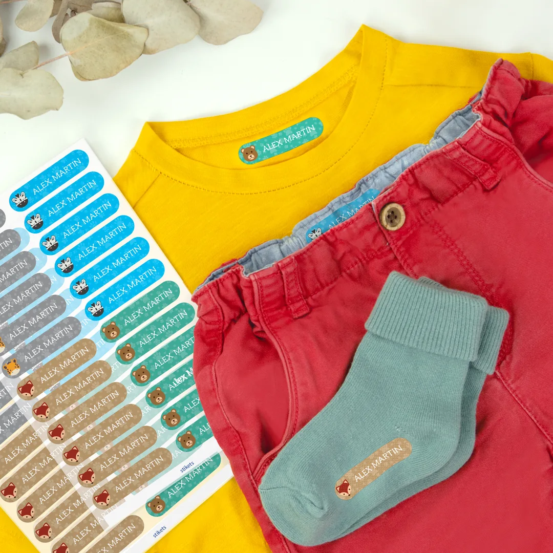 Kleine thematische Bügeletiketten Kleine thematische Bügeletiketten