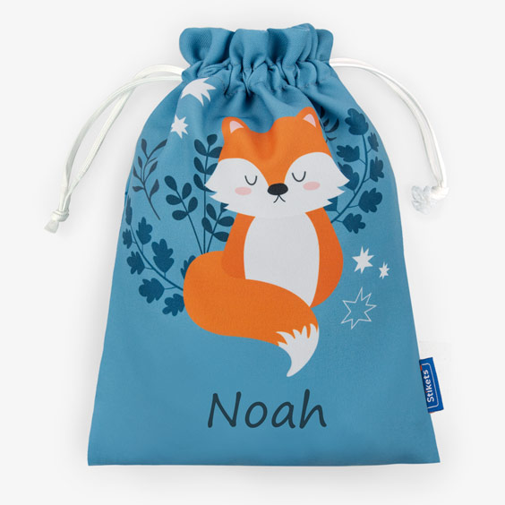 Individuell gestaltbarer Snackbeutel mit Fuchs-Design