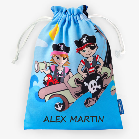 Bolsas para o lanche personalizada pirata