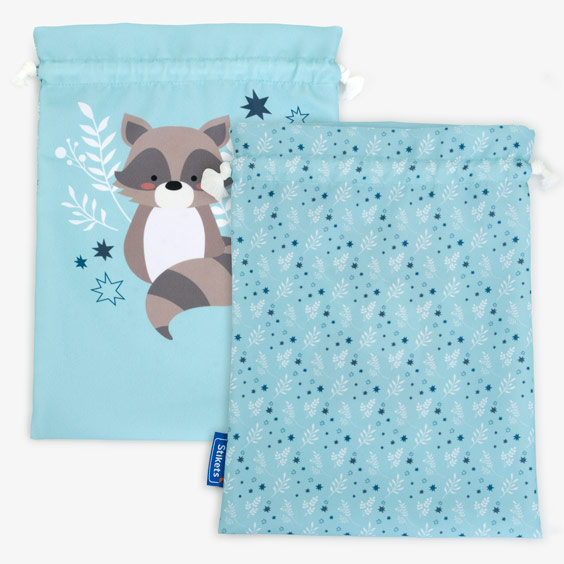 Raccoon Personalised Snack Bag