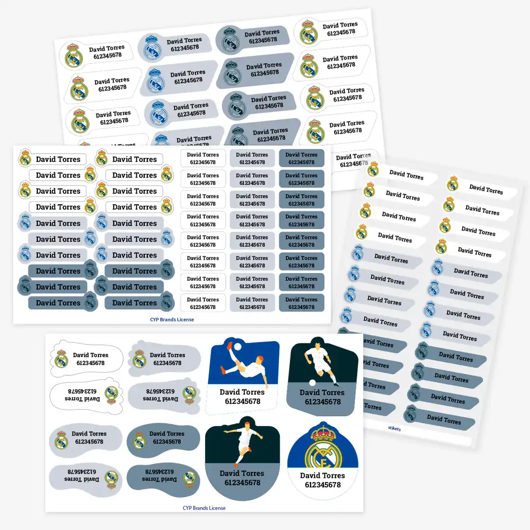 Real Madrid Label Pack Real Madrid Label Pack