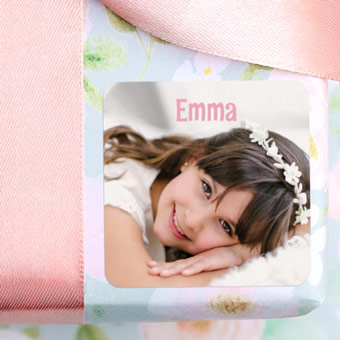 Autocolantes quadrados personalizados