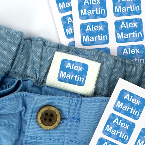 Stick-On Labels for Clothes