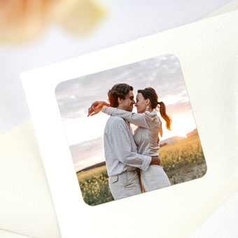 Personalisierte Aufkleber eckig