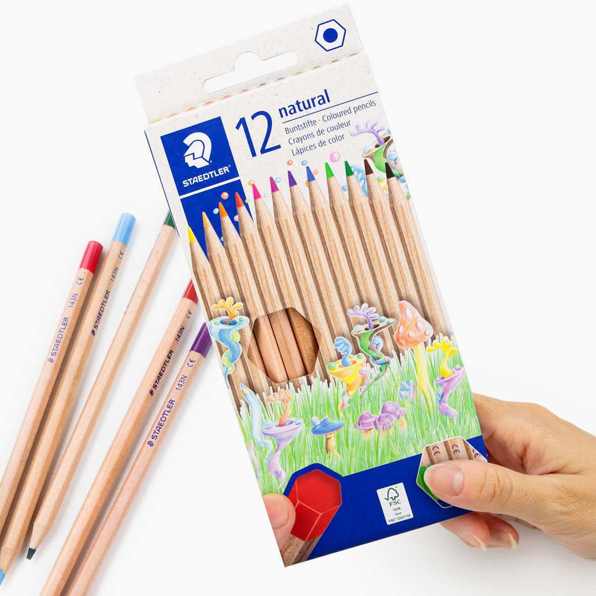 Pochette de 12 crayons de couleur - Noris Colour - Staedtler Pochette de 12 crayons de couleur - Noris Colour - Staedtler