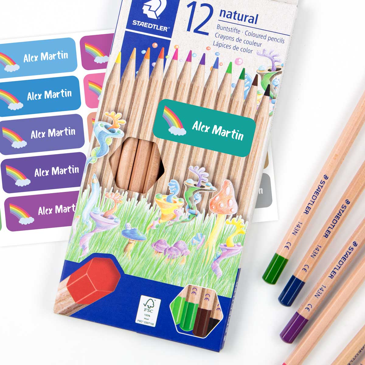 Pochette de 12 crayons de couleur - Noris Colour - Staedtler Pochette de 12 crayons de couleur - Noris Colour - Staedtler