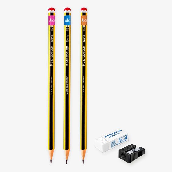 Noris® 120 Set de llapissos amb maquineta i goma