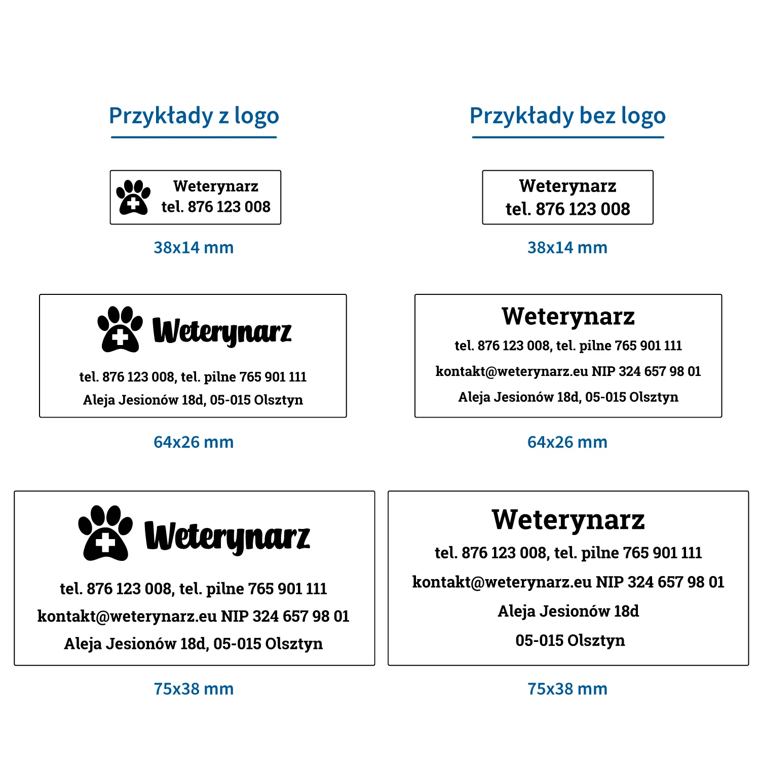 Personalizowana pieczątka firmowa Personalizowana pieczątka firmowa