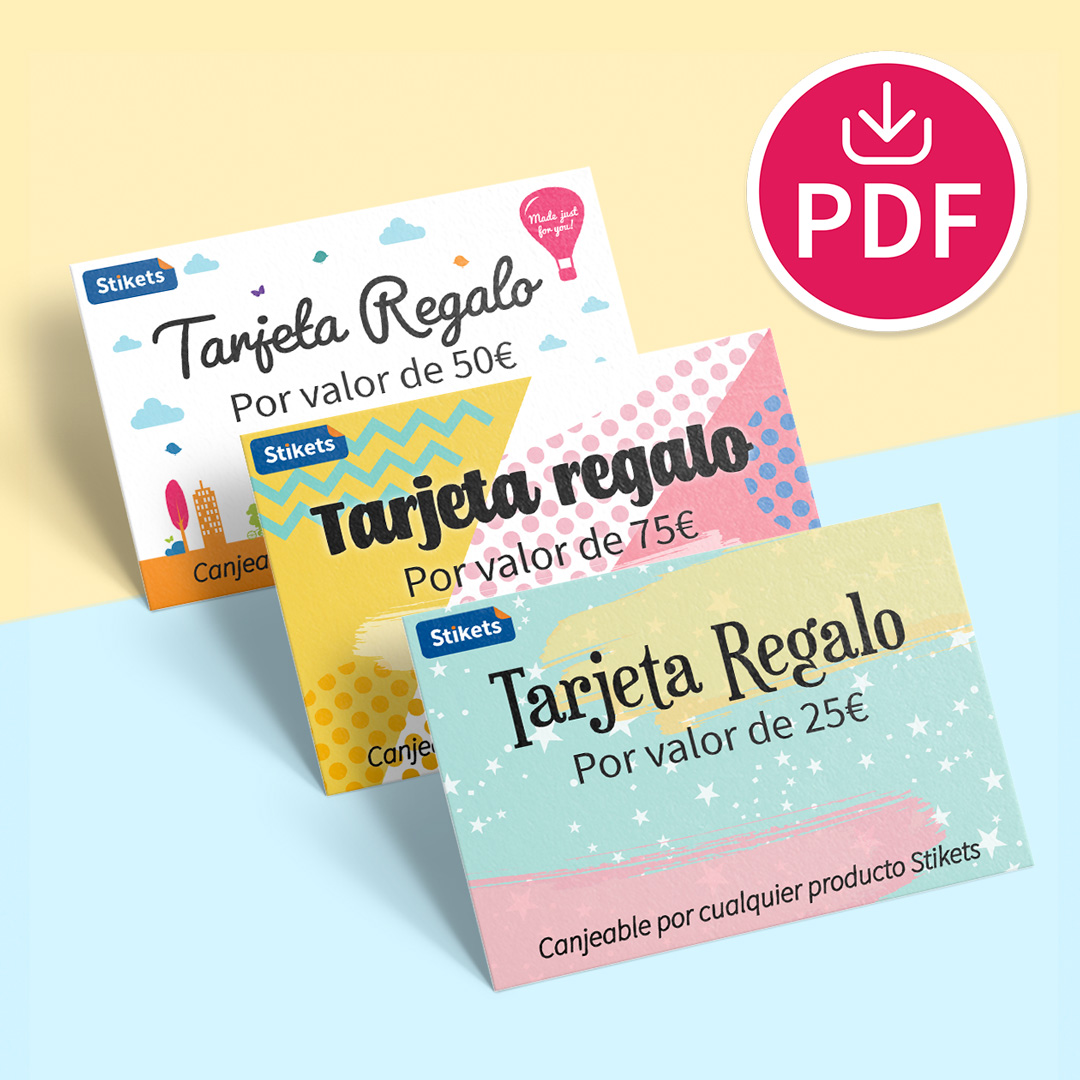 Tarjeta regalo Stikets Tarjeta regalo Stikets