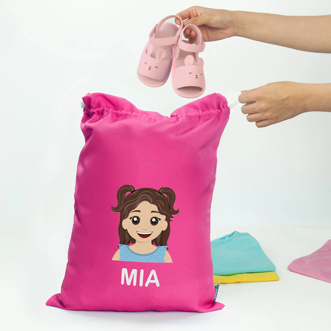 Personalized Change of Clothing Bag with Icon or Twinie