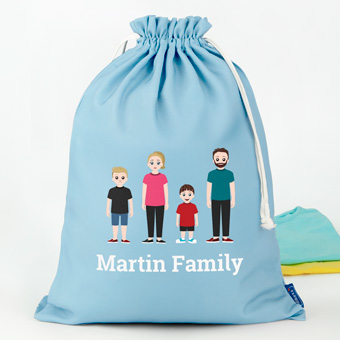 Sac à langer personnalisé Famille Twinie® 