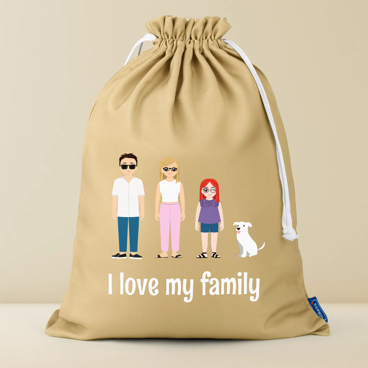 Sac à langer personnalisé Famille Twinie® Sac à langer personnalisé Famille Twinie®