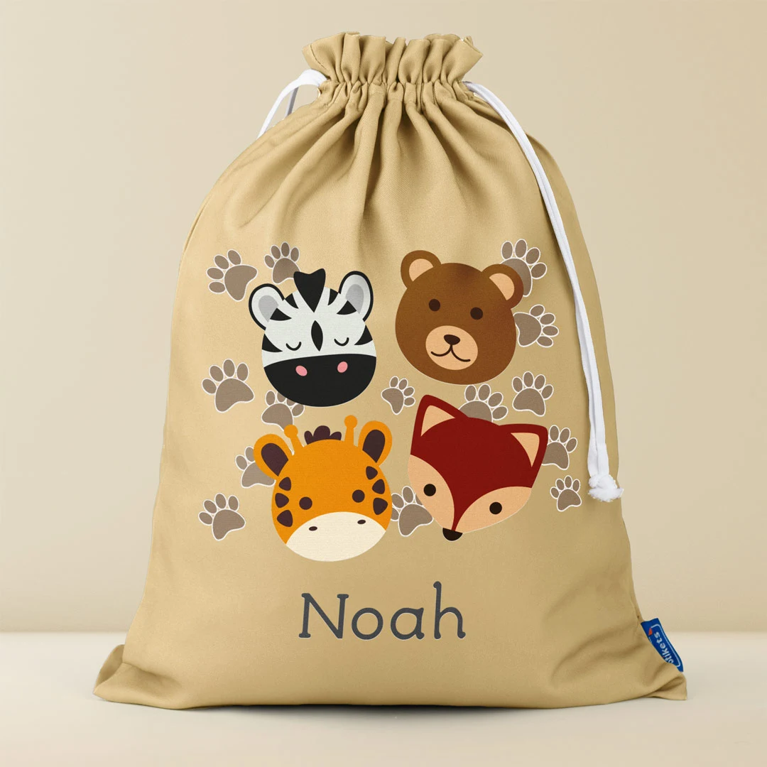 Personalised change bag with themed design