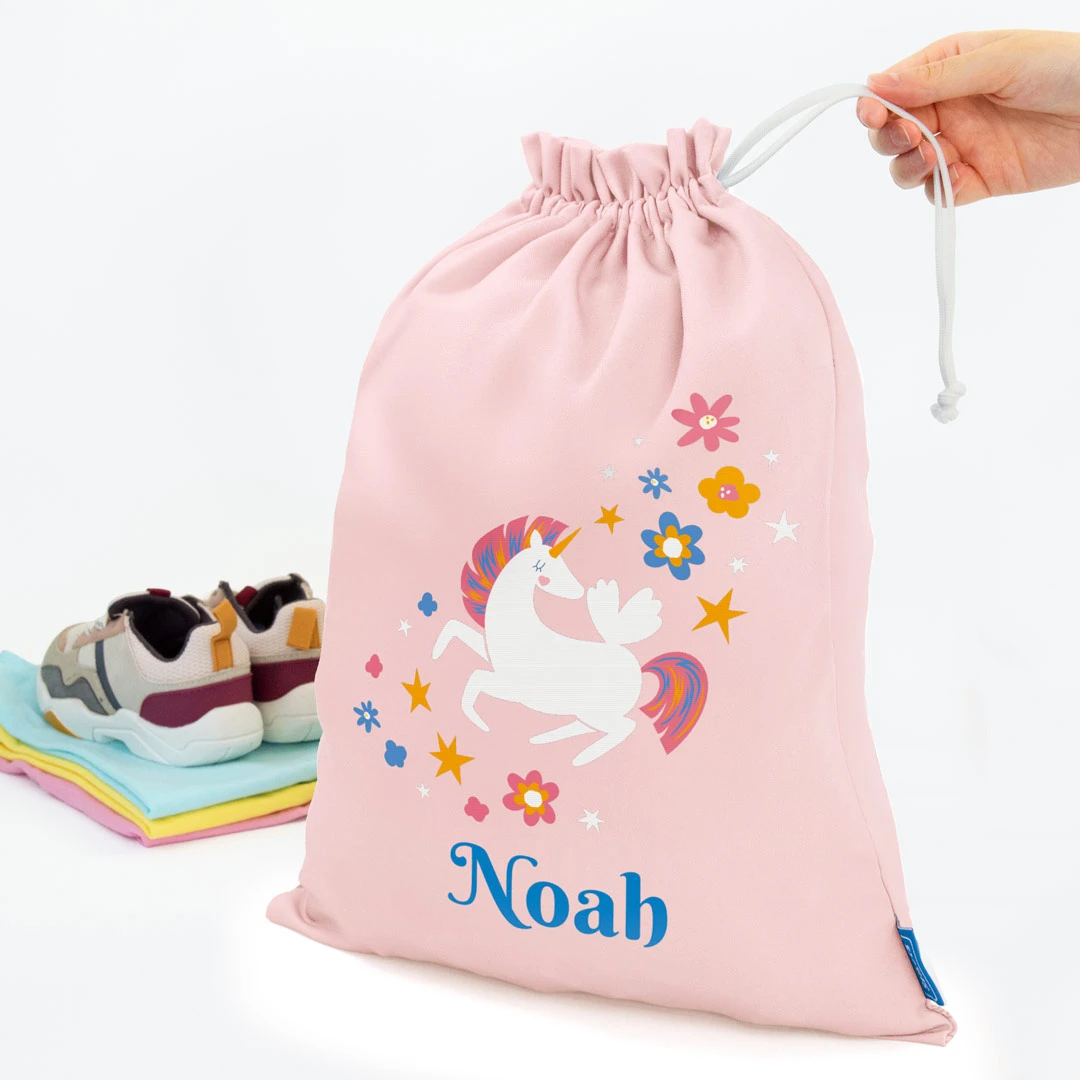 Personalised change bag with themed design