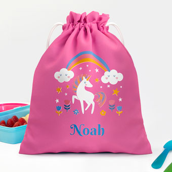 Personalised snack bag with themed design