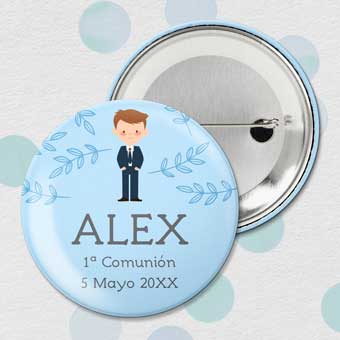 Chapas para comuniones de 5,6 cm