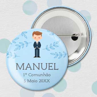 Crachás para comunhões 5,6 cm