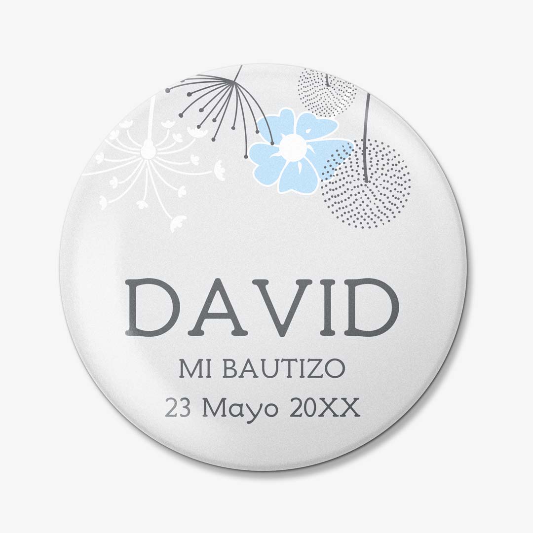 Chapas para bautizos