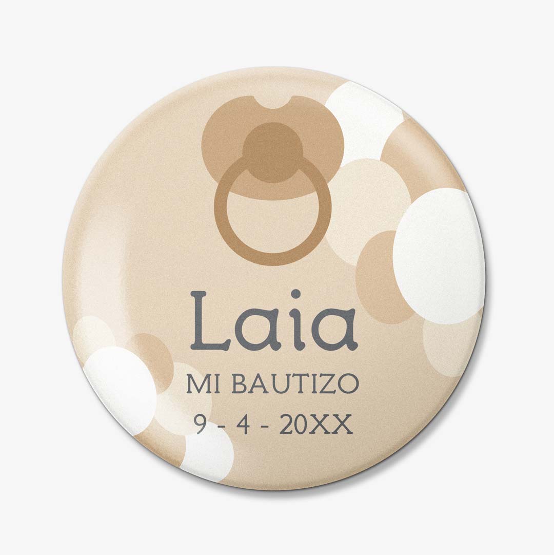 Chapas para bautizos
