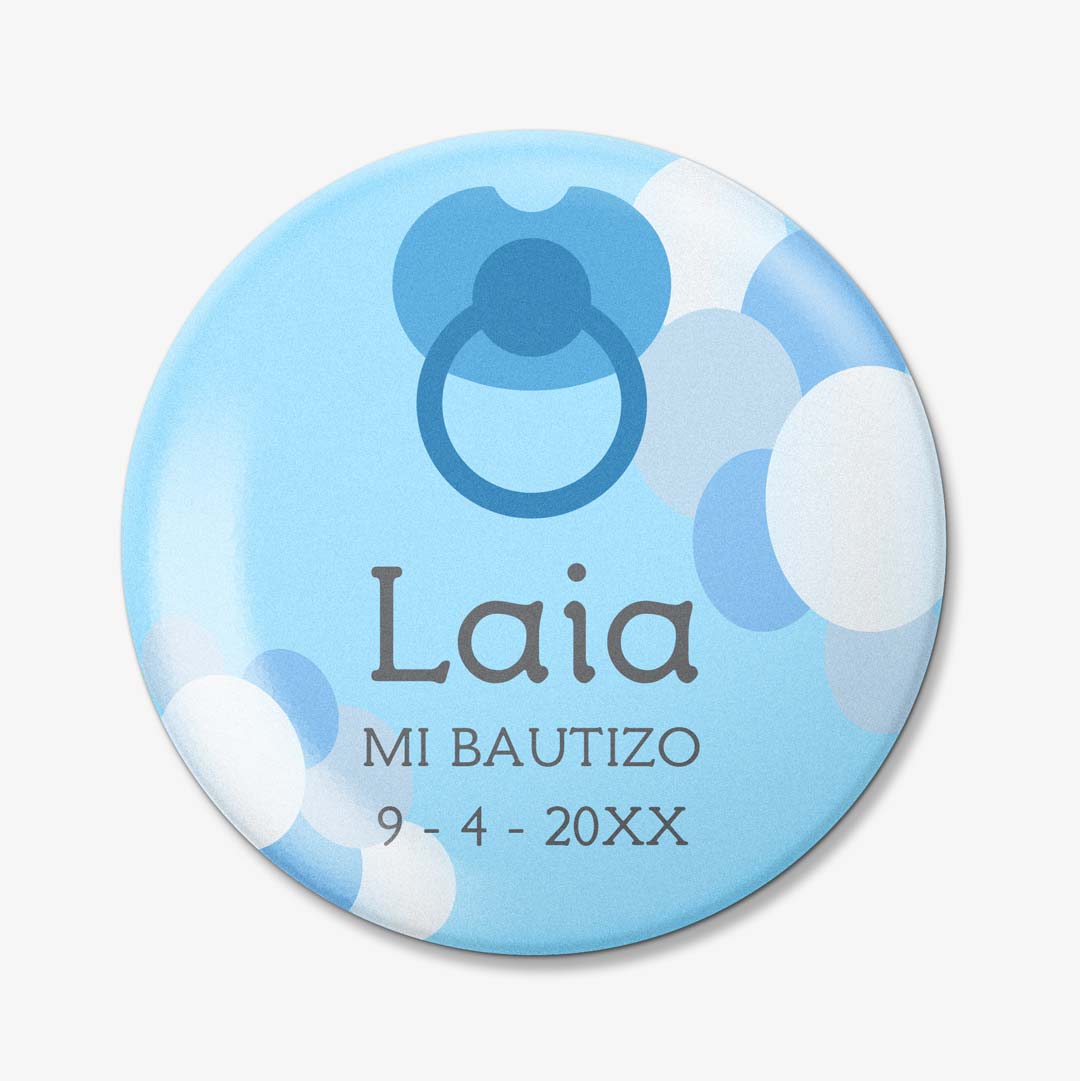 Chapas para bautizos