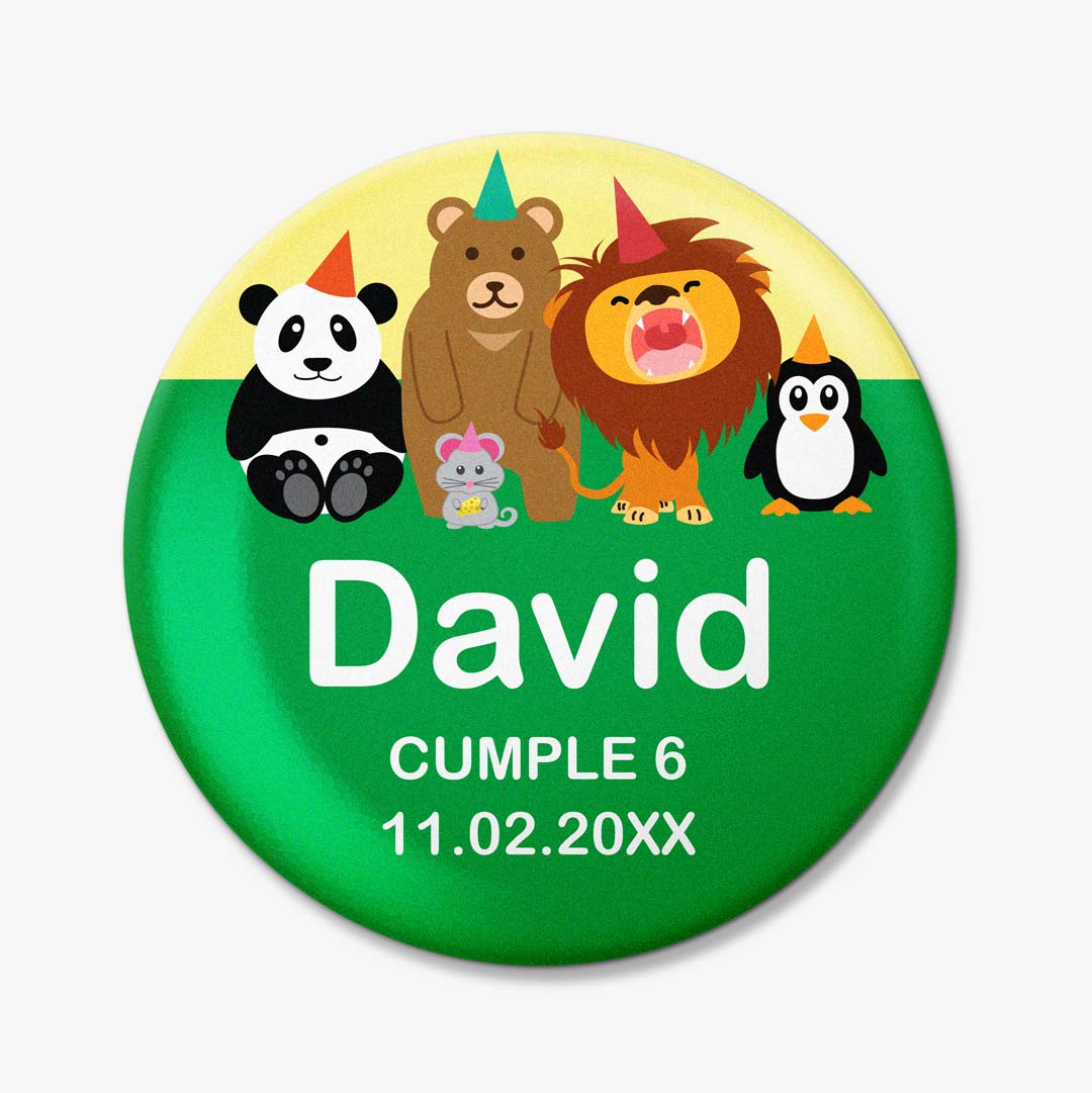 Chapas para cumpleaños