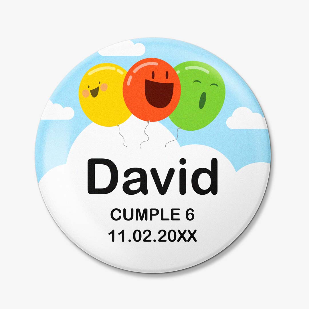 Chapas para cumpleaños