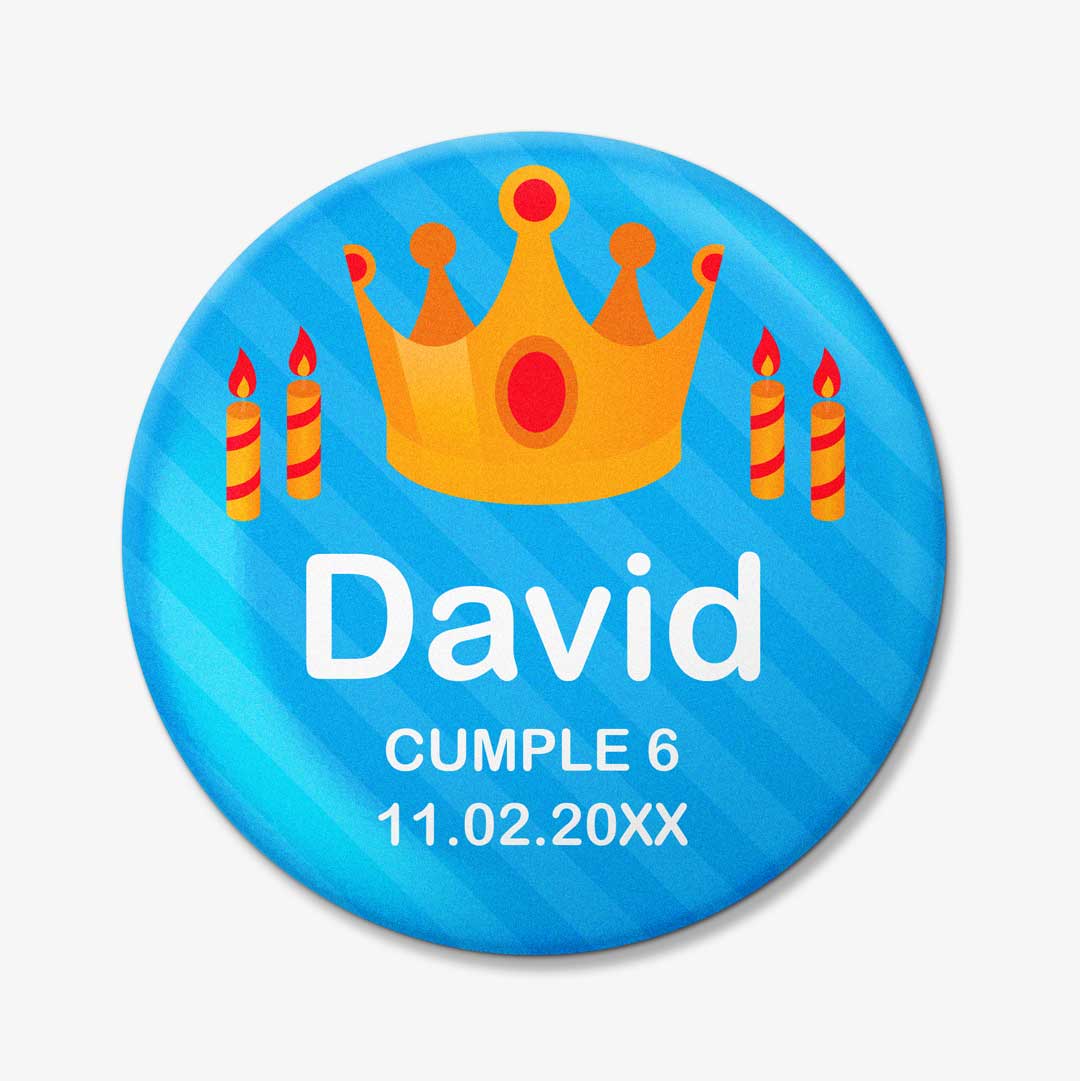 Chapas para cumpleaños