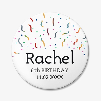 Personalized Round Fridge Magnets for Birthday