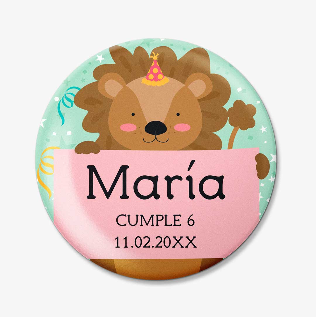 Chapas para cumpleaños