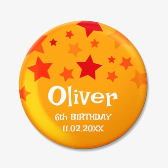 Personalized Round Fridge Magnets for Birthday