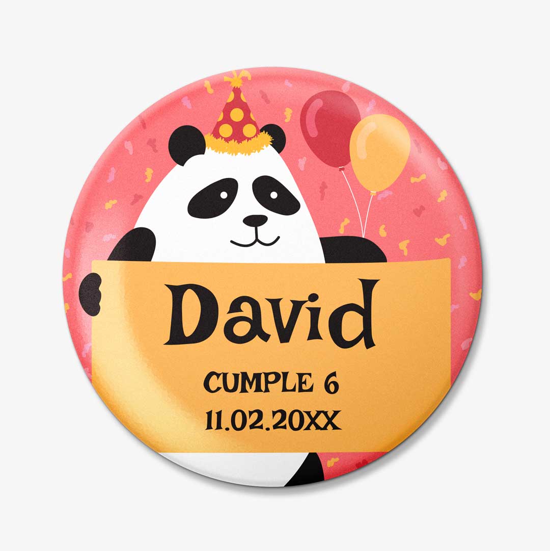 Chapas para cumpleaños