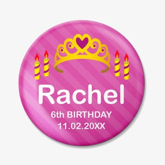 Personalized Round Fridge Magnets for Birthday