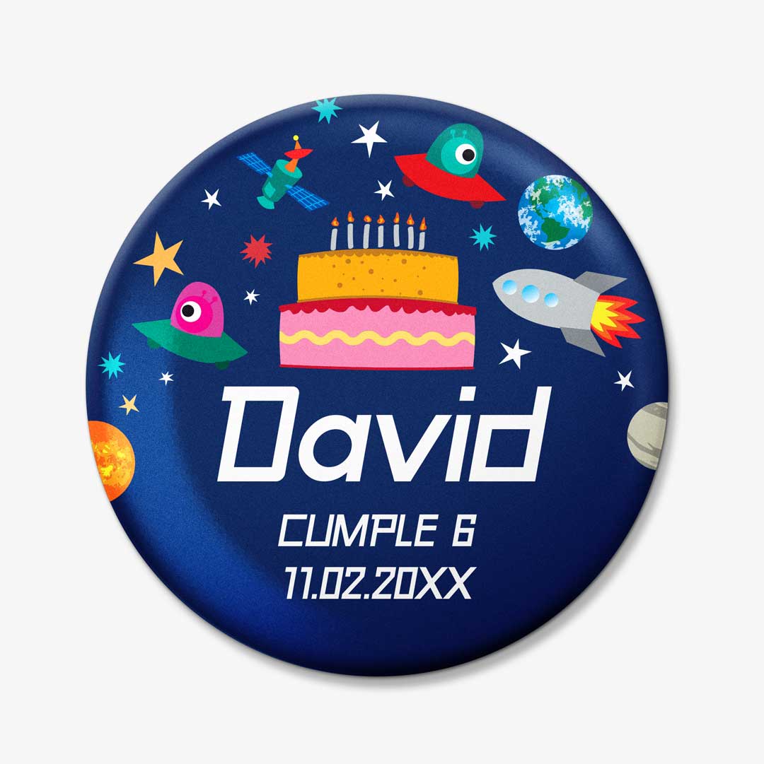 Chapas para cumpleaños
