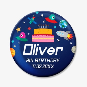 Personalized Round Fridge Magnets for Birthday