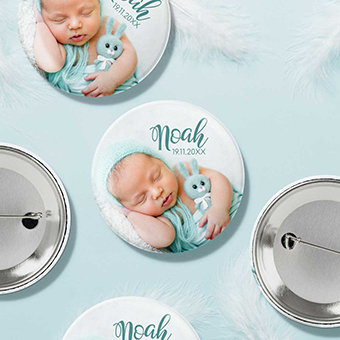 Badges photo 5,6 cm