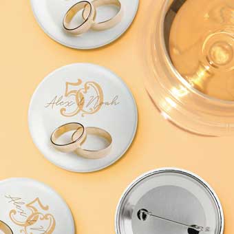 Buttons mit Foto 3,8 cm